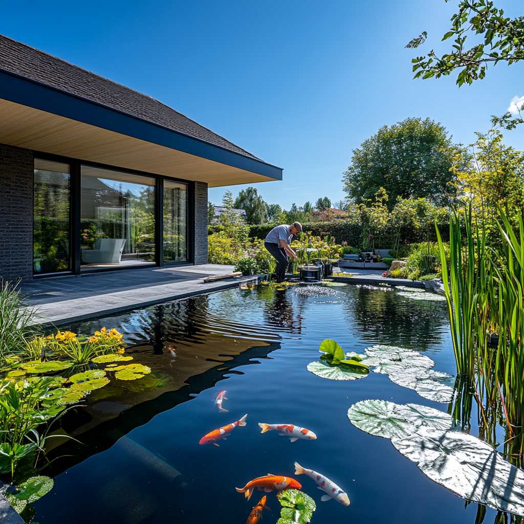 Koi Teich 80 Cm Tief